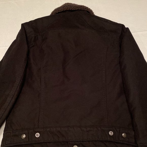 NWT Uniqlo U Christophe Lemaire Trucker Jacket Blk - Picture 5 of 7